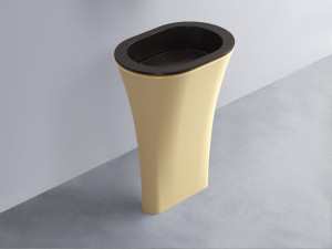 AMLA65-LV+AMPILO-LV+AMCOLO-CN Раковина Amedeo Ovale отдельностоящая cielo Enjoy + Amedeo