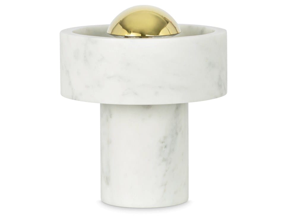 Мраморная настольная лампа с батарейным питанием Tom Dixon Stone ARCH-00060913 - Вид №1
