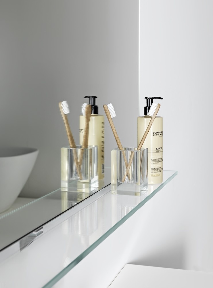 H4475809000001 Стеклянная полка с 2 настенными креплениями LAUFEN PRO - Вид №1