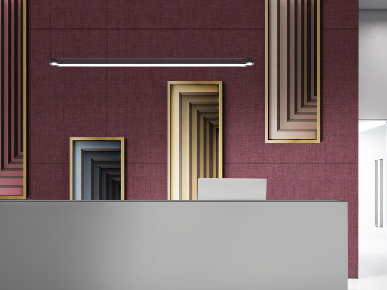 Геометрические обои ПВХ бесплатно, экологически чистые, моющиеся WallPepper VARCHI ARCH-00073477