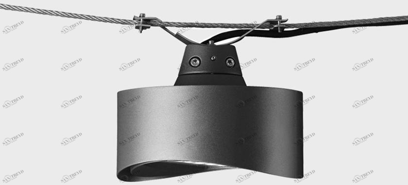 Cariboni group Подвесной светильник для уличного освещения на кабеле Kosmos sun-id-1370958