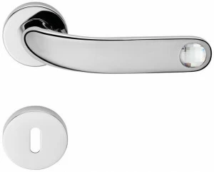 LINEA CALI' Ручка из латуни с кристаллами swarovski® с замком Point crystal