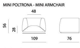 MissoniHome Кресло с мягкой обивкой Gravità sun-id-1474554 - Вид №2