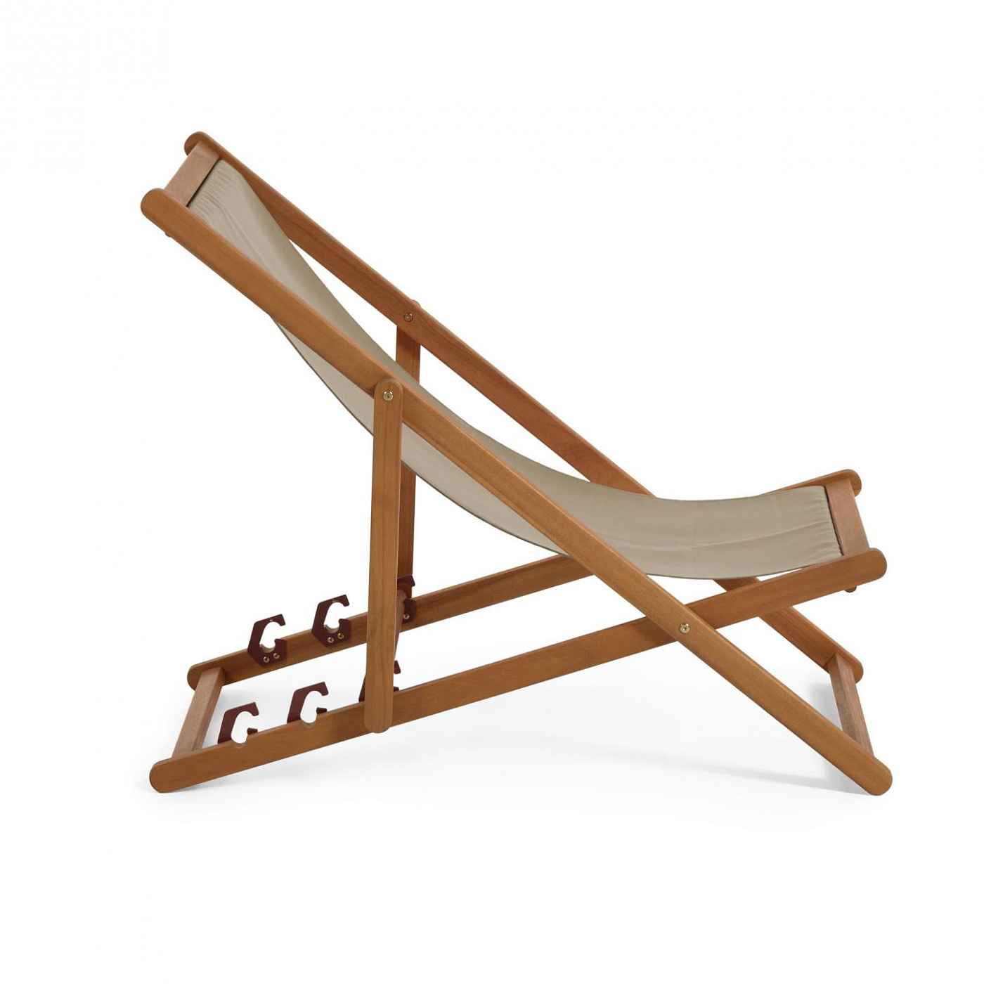 097801 Шезлонг из массива акации зеленый La Forma Adredna  - Вид №3