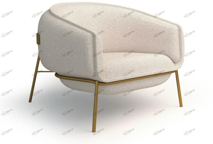 Mambo Unlimited Ideas Кресло из ткани с подлокотниками sun-id-1419829