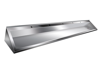 MF-19 (2400 мм) Раковина-желоб коллективная Public Steel 