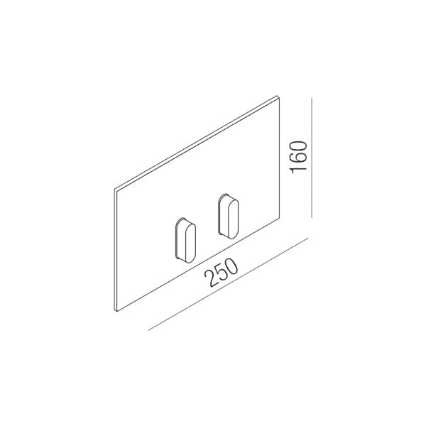 Латунная панель управления туалетом Agape Limón ARCH-00104912 - Вид №3