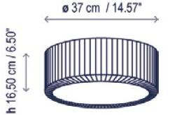 BOVER Потолочный светильник из метакрилата Urban sun-id-1423545 - Вид №3