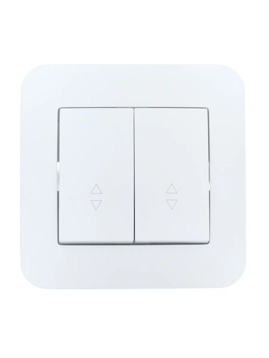 ASTI Выключатель проходной двойной белый LEZARD 7081-0202-106 - Вид №1