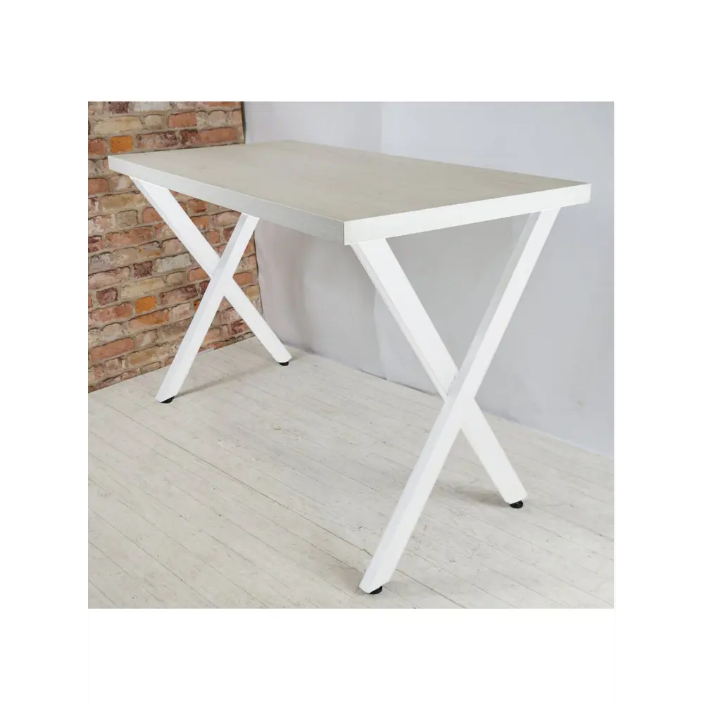 Подстолье для обеденного и письменного стола 72 см сталь цвет белый сатинированный DUCKANDDOG STLM-2063856 - Вид №5