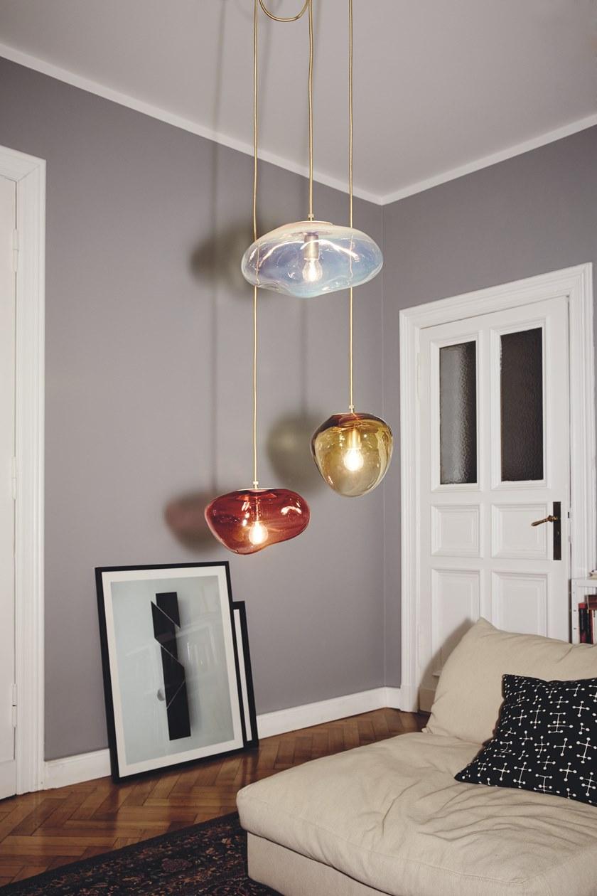 ELOA Подвесной светильник из дутого стекла ручной работы Planetoide Amo.s - Вид №2