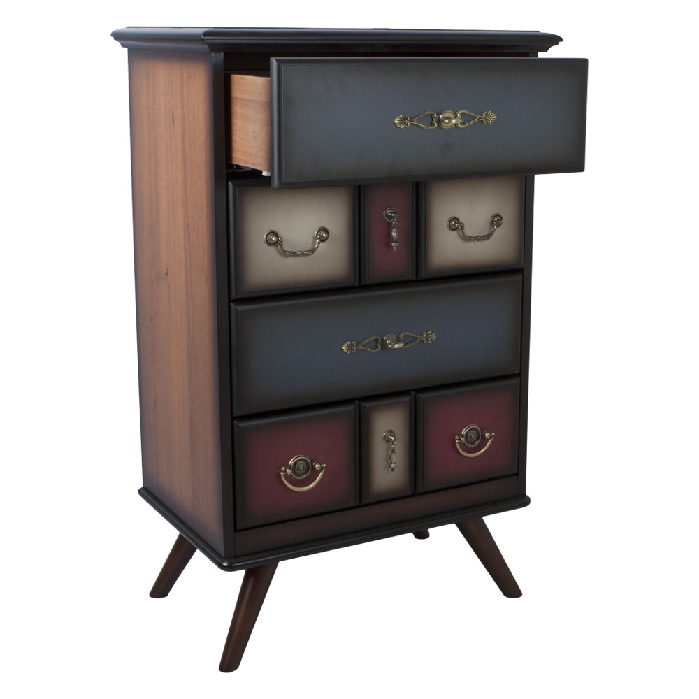 11530 Комод Пандора 1 Орех Mix BOGACHO 4627139502197 - Вид №1