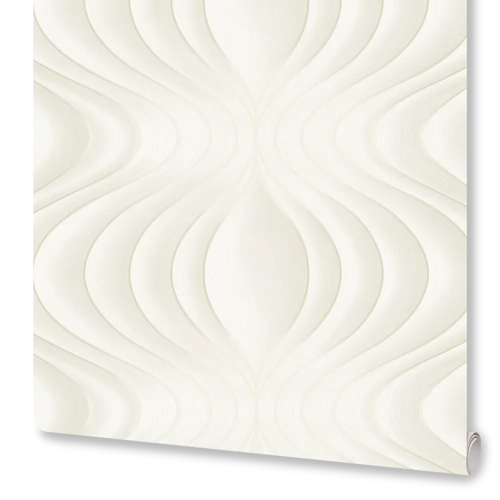 Обои флизелиновые Marburg Welle белые 1.06 м 97710 STLM-2011894