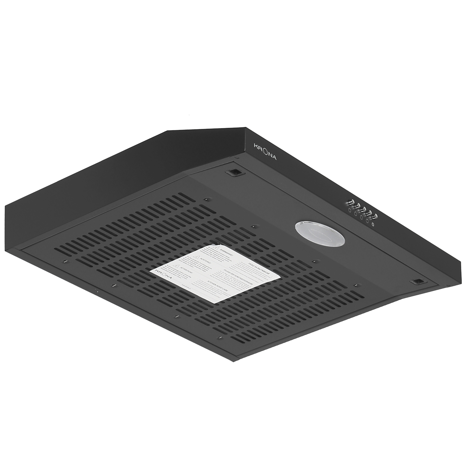 8191690 Вытяжка подвесная KRONA ERMINA 600 black PB черный STDN-0056267