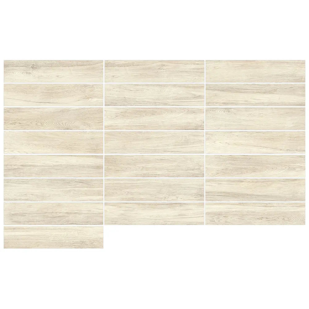 Глазурованный керамогранит Alma Ceramica Savanna 04 15.1x60.2 см 1.82 м² матовый цвет бежевый STLM-2135453 - Вид №2