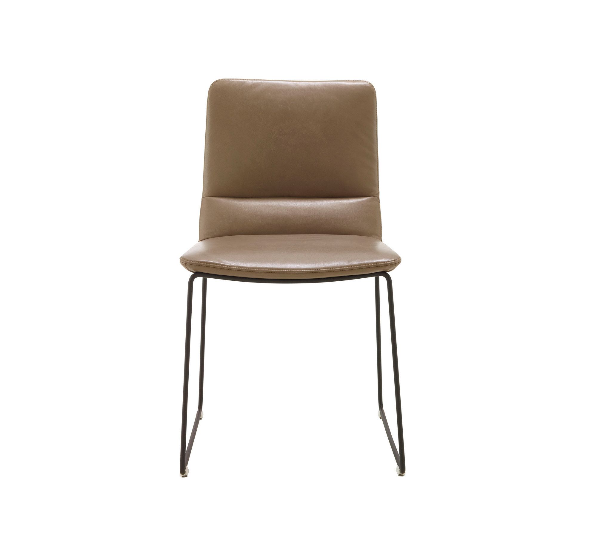 Кожаный съемный мягкий стул для салазок Ligne Roset BENDCHAIR ARCH-00032529 - Вид №1