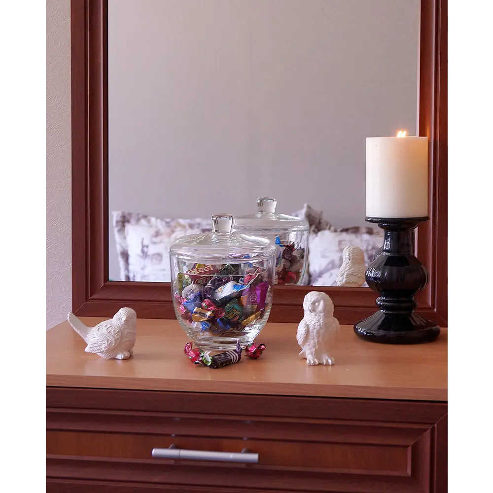 Ваза Santreyd «Мэри» — стеклянная с крышкой для декора и хранения 82554490 STLM-0029732 - Вид №2