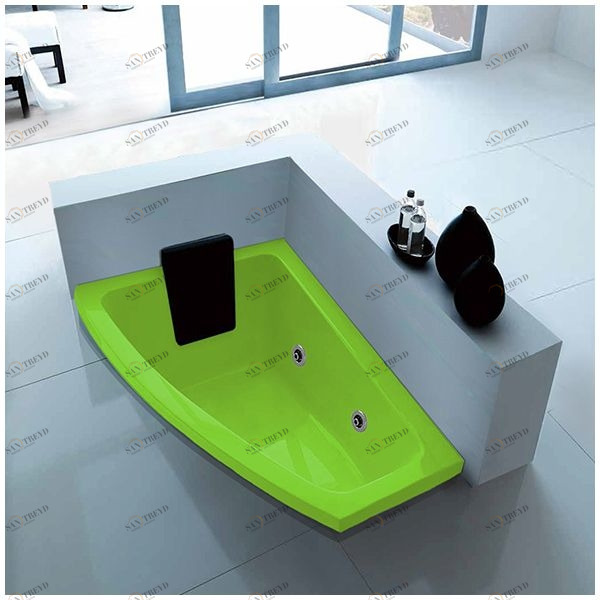 Ванна с гидромассажем салатовая Gruppo treesse Asyx SXSTDV8267Z SXSTDV8267S