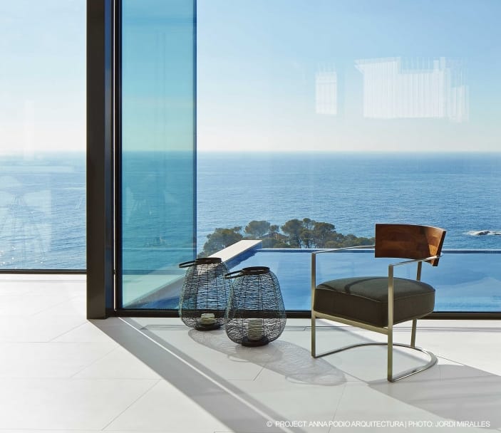 Металлический стул с тканевой подушкой Flexform ARCH-00150018 - Вид №3