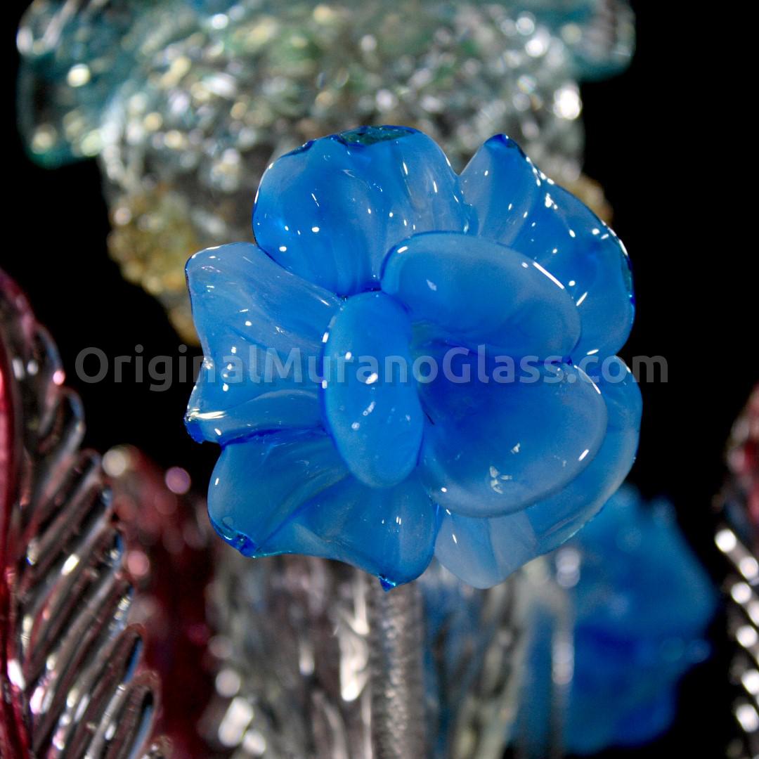 1075 ORIGINALMURANOGLASS Люстра Саназ на 6 лампочек - Реццонико - муранское стекло OMG  см  - Вид №1