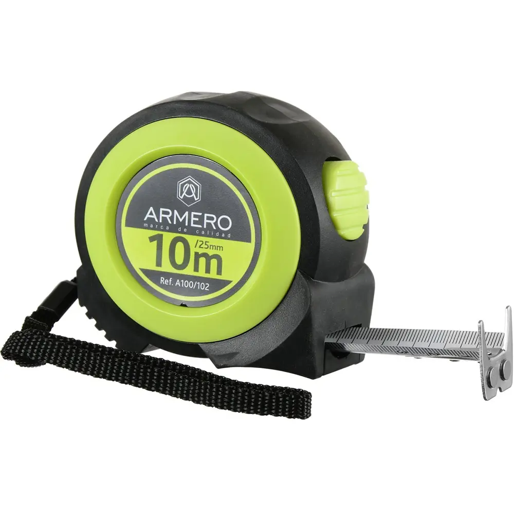 Рулетка Armero с автоблокировкой 10 м x 25 мм STLM-2171633