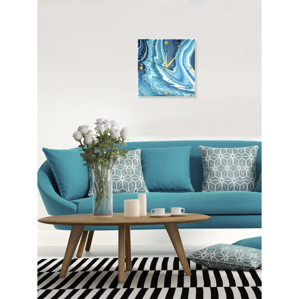 Настенные часы Морская волна 30x30 см Santreyd Charme STLM-2012718 - Вид №3