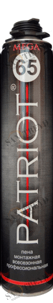 Пена монтажная (проф.) Patriot 65 875мл 10001 RIKKER 32124