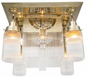 Patinas Lighting Потолочный светильник из латуни ручной работы Zürich