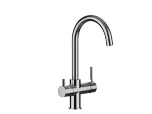 Однорычажный смеситель для кухни с поворотным изливом