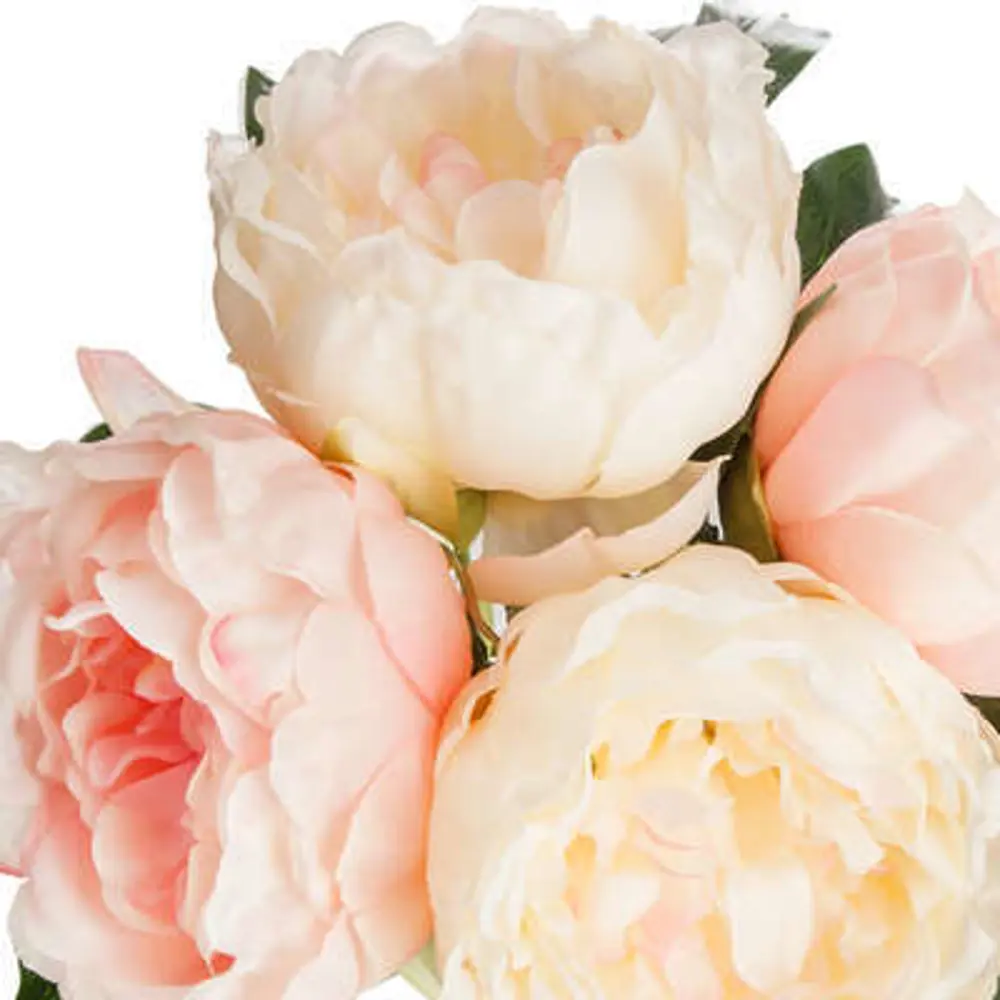 Композиция из искусственных растений пионы 25х25х31,5см розовый полиэстер Atmosphera STLM-2047433 - Вид №3