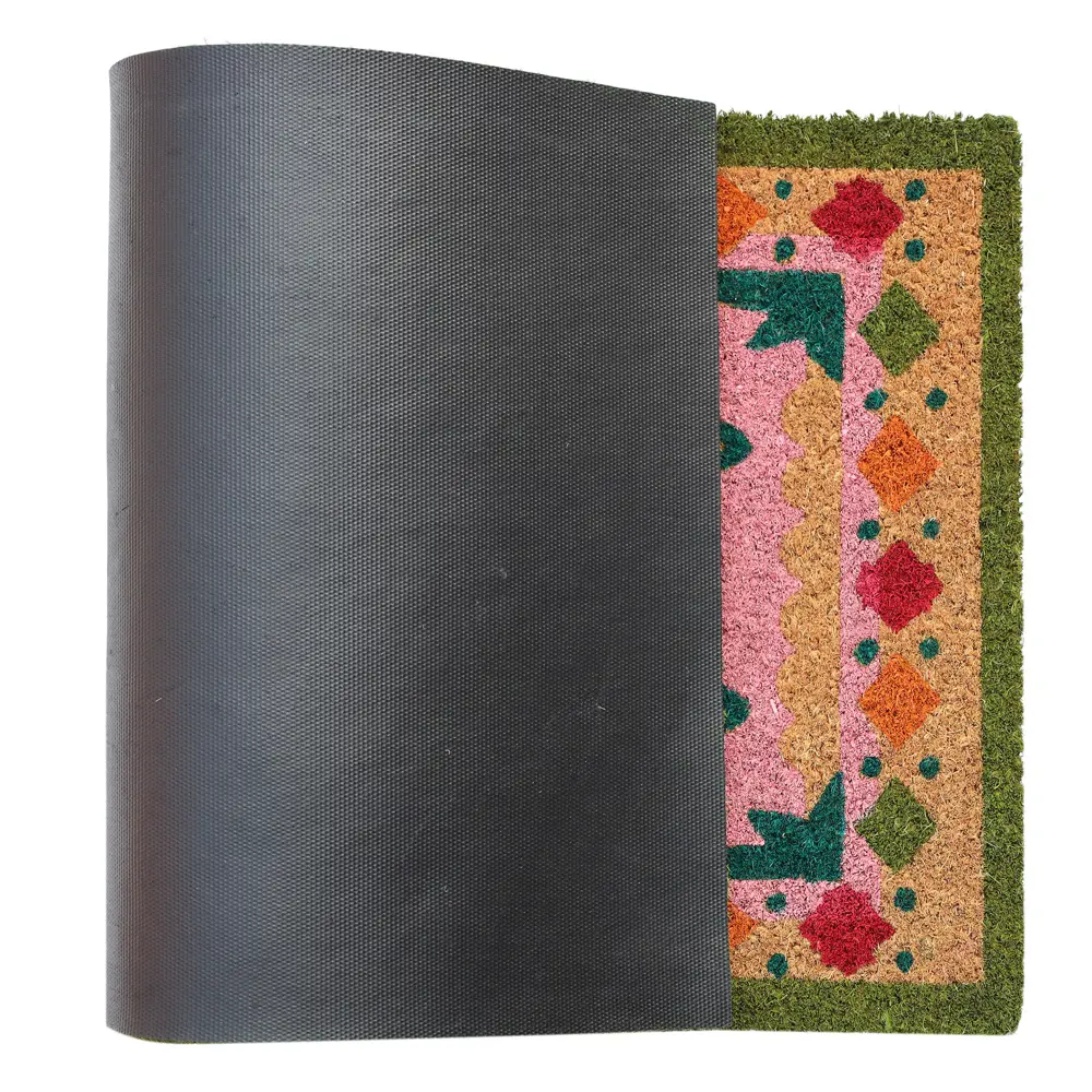 Коврик грязезащитный Kera5 40х75 см кокос цвет разноцветный Santreyd STLM-2208405 - Вид №3