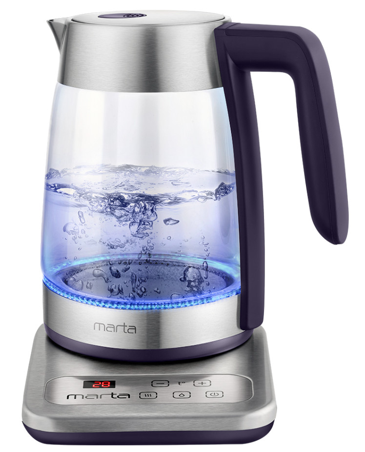 9071963 Электрочайник MARTA MT-4555 фиолетовый STDN-0129460