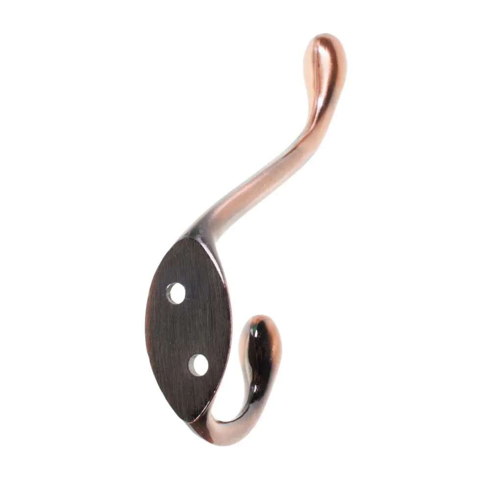 Крючок большой для пальто и шапки, металл, цвет медный LAMPLANDIA STLM-2114136 - Вид №1