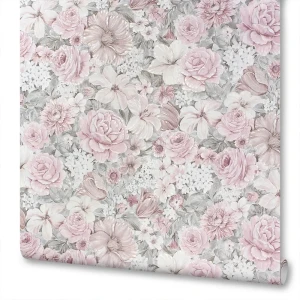 Обои флизелиновые Euro Decor Bagatelle розовые 1.06 м 1110-02