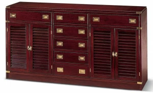 Caroti Комод деревянный с распашными дверцами с ящиками  707