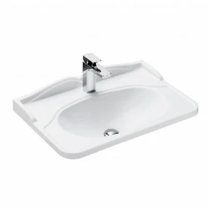 1A706931VN010 Подвесная раковина настенная прямоугольная AQUATON ВЕНЕЦИЯ белая