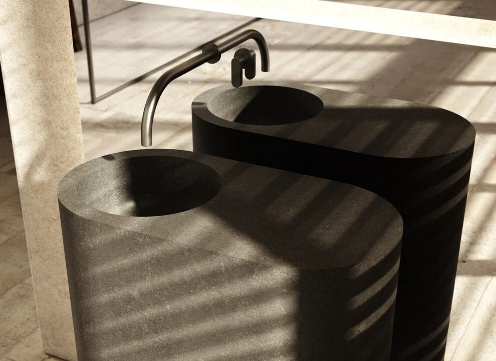 Смеситель для раковины из нержавеющей стали COCOON John Pawson ARCH-00038842 - Вид №3