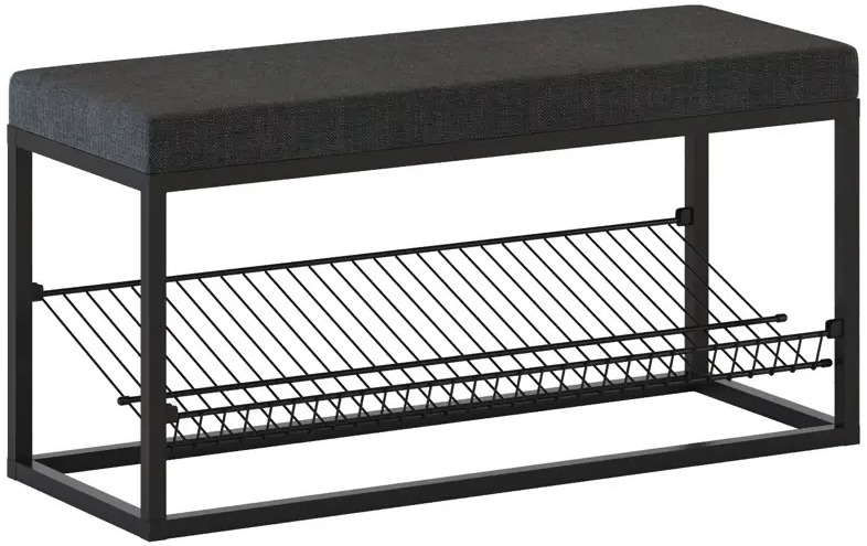 Santreyd Банкетка-обувница с мягким пуфом для прихожей 89373396