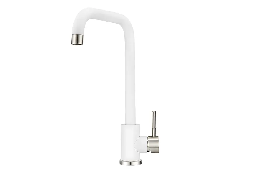 ST-4033, БЕЛЫЙ СМЕСИТЕЛЬ КУХОННЫЙ GRANULA Standart ST-4033-ST37 - Вид №1