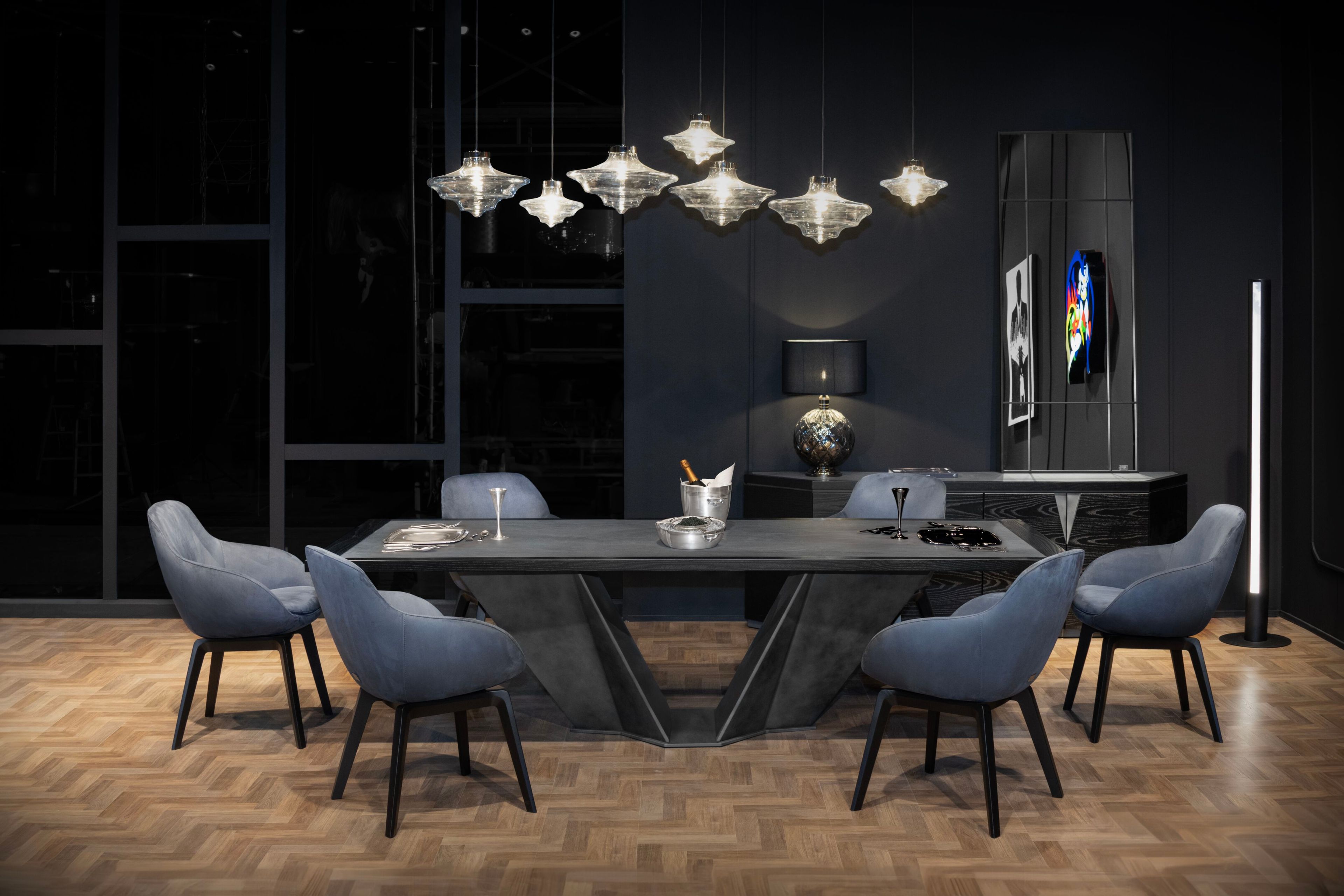 Металлический торшер Wayne Enterprises Home Collection WE-126 ARCH-00093287 - Вид №4