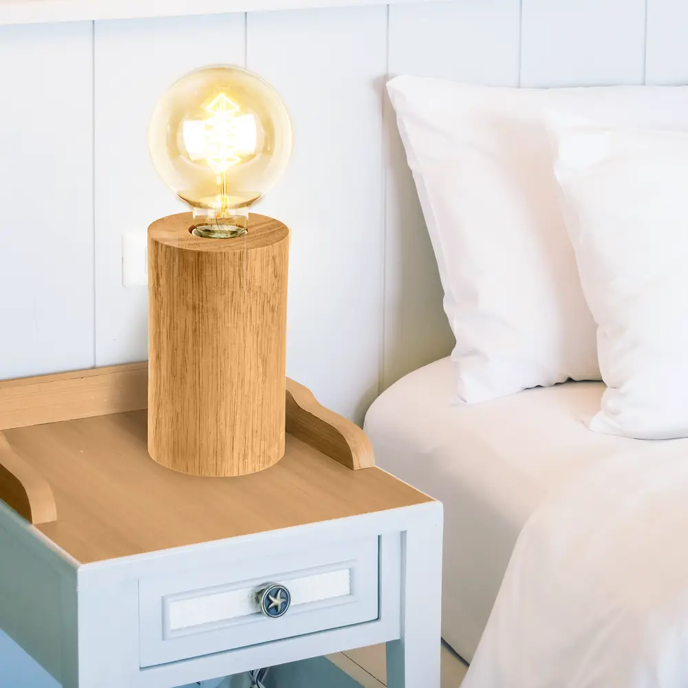 Настольная лампа 52709 1, цвет дерево Santreyd STLM-2016764