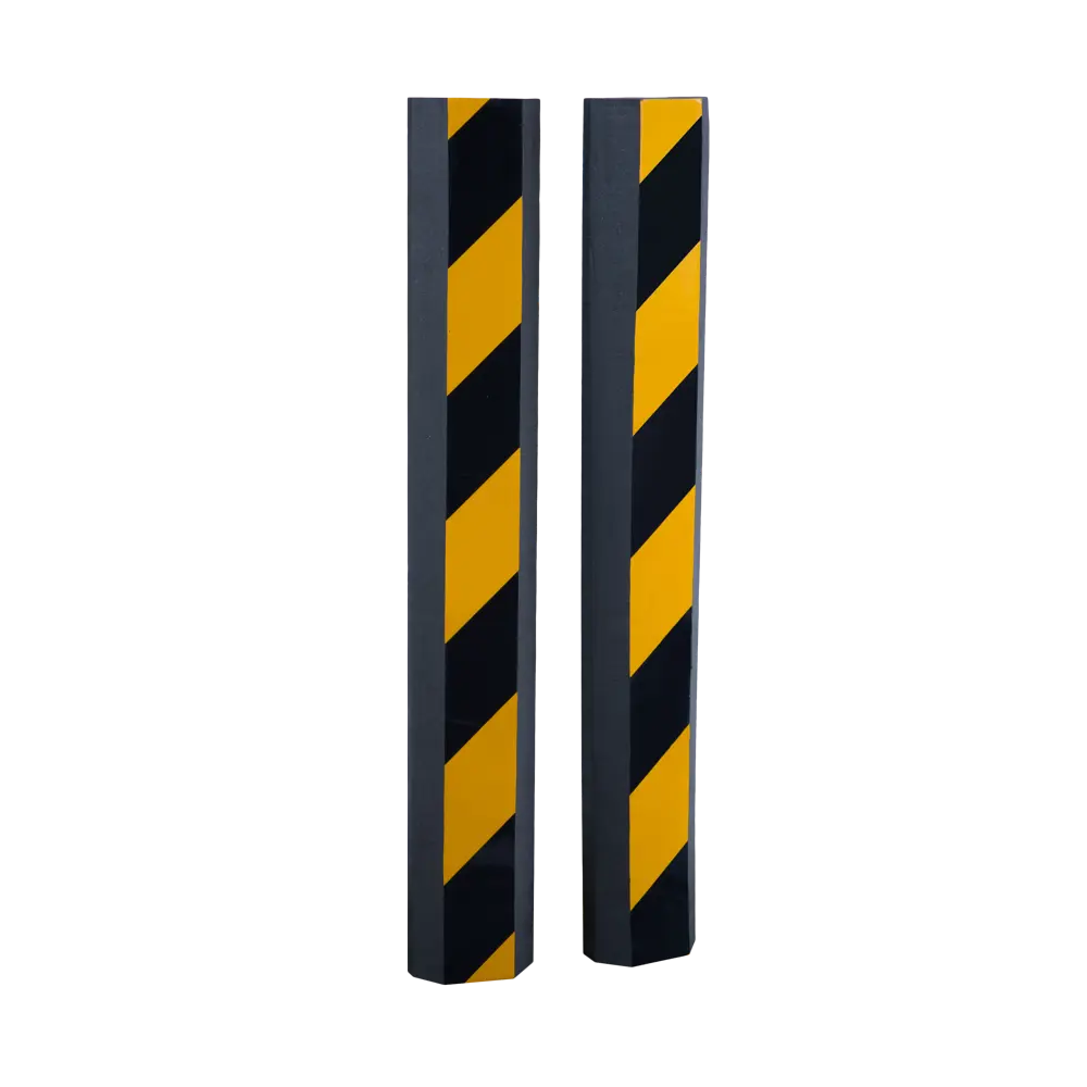 Демпфер для стен Standers мягкий, 50x7 см, цвет чёрный/жёлтый, 2 шт STLM-2140601 - Вид №1