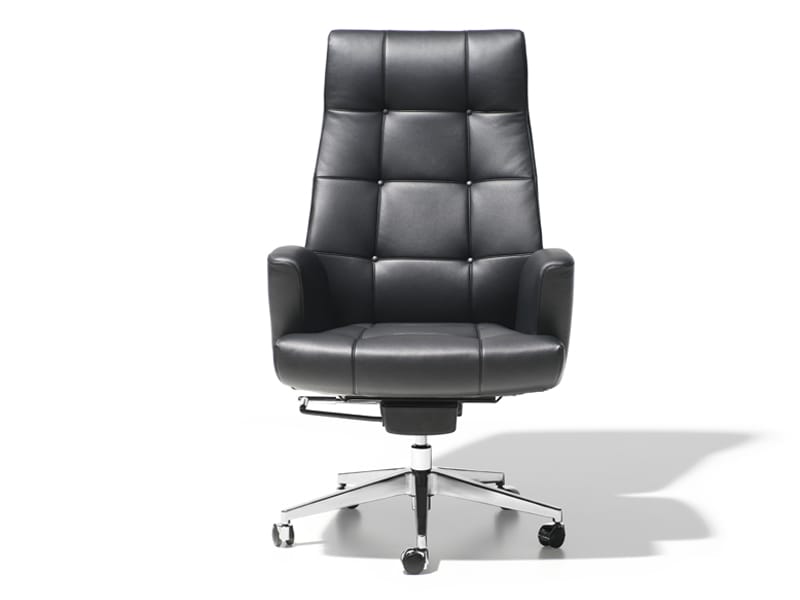 Кожаное офисное кресло с регулируемой высотой и высокой спинкой de Sede DS-257 ARCH-00111941