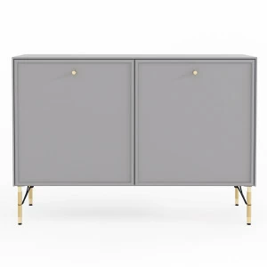 Комод длинный с металлическими ножками серый Moon BRAGIN DESIGN ДИЗАЙНЕРСКИЕ, MOON 00-3862422 Серый