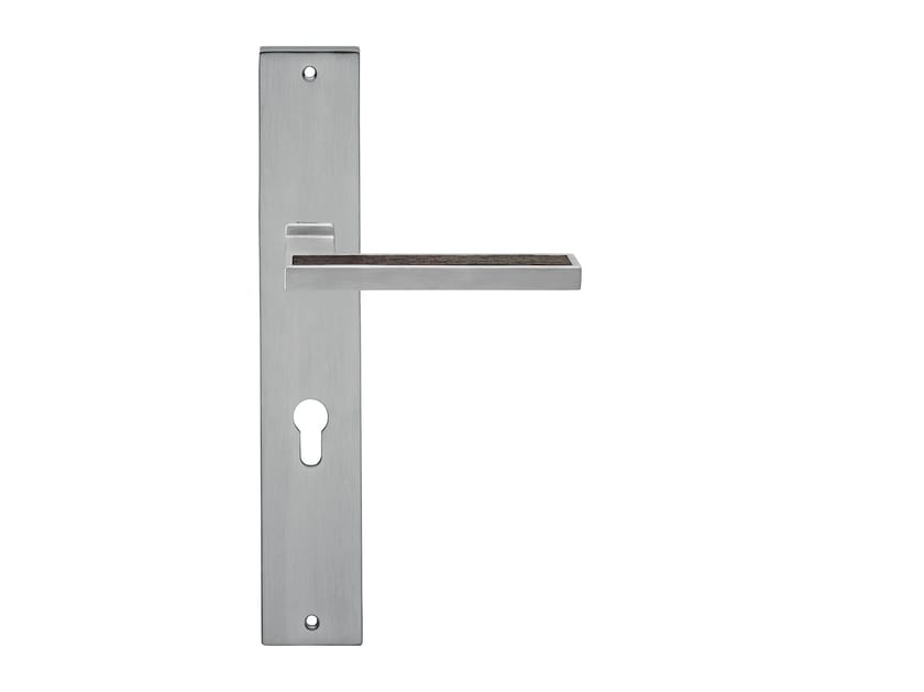 Латунная ручка на пластине LINEA CALI' синтез венге ARCH-00080519