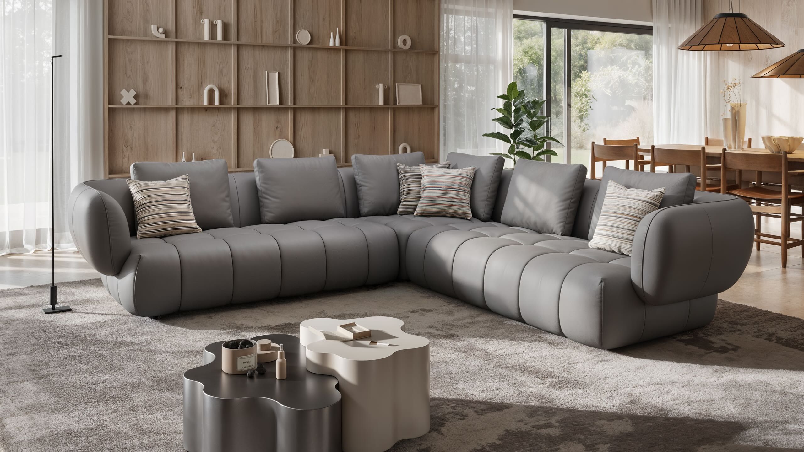 Кожаный угловой диван Sofanella море ARCH-00134396 - Вид №1