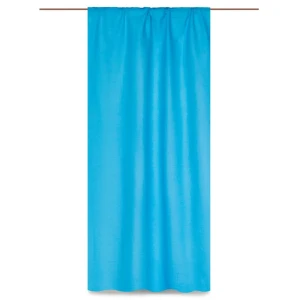 Штора на ленте «Морской бриз» 145х260 см цвет бирюзовый