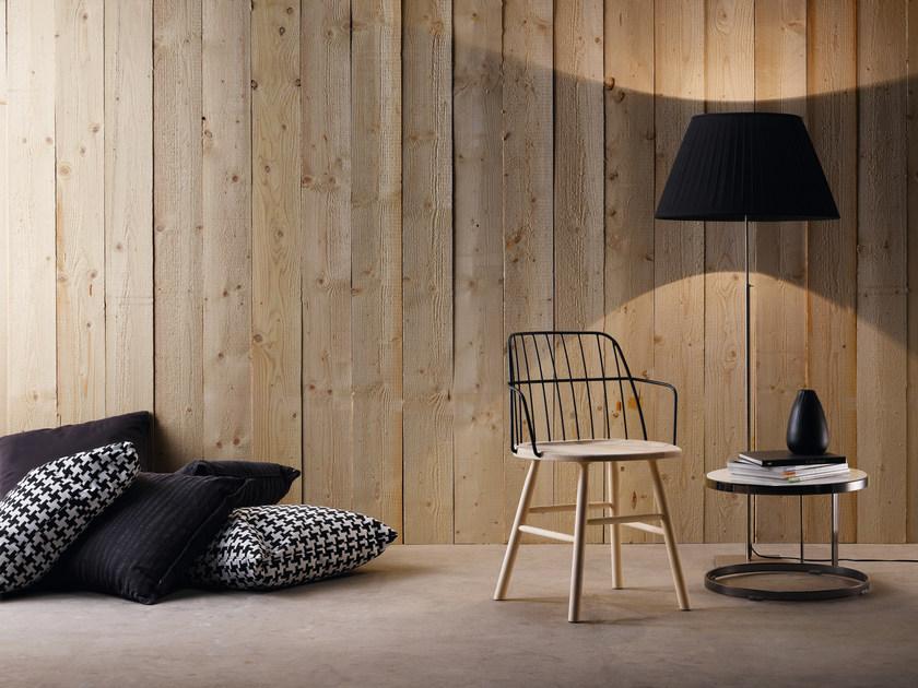 Midj Стул из стали и дерева с подлокотниками Strike sun-id-1377787 - Вид №1