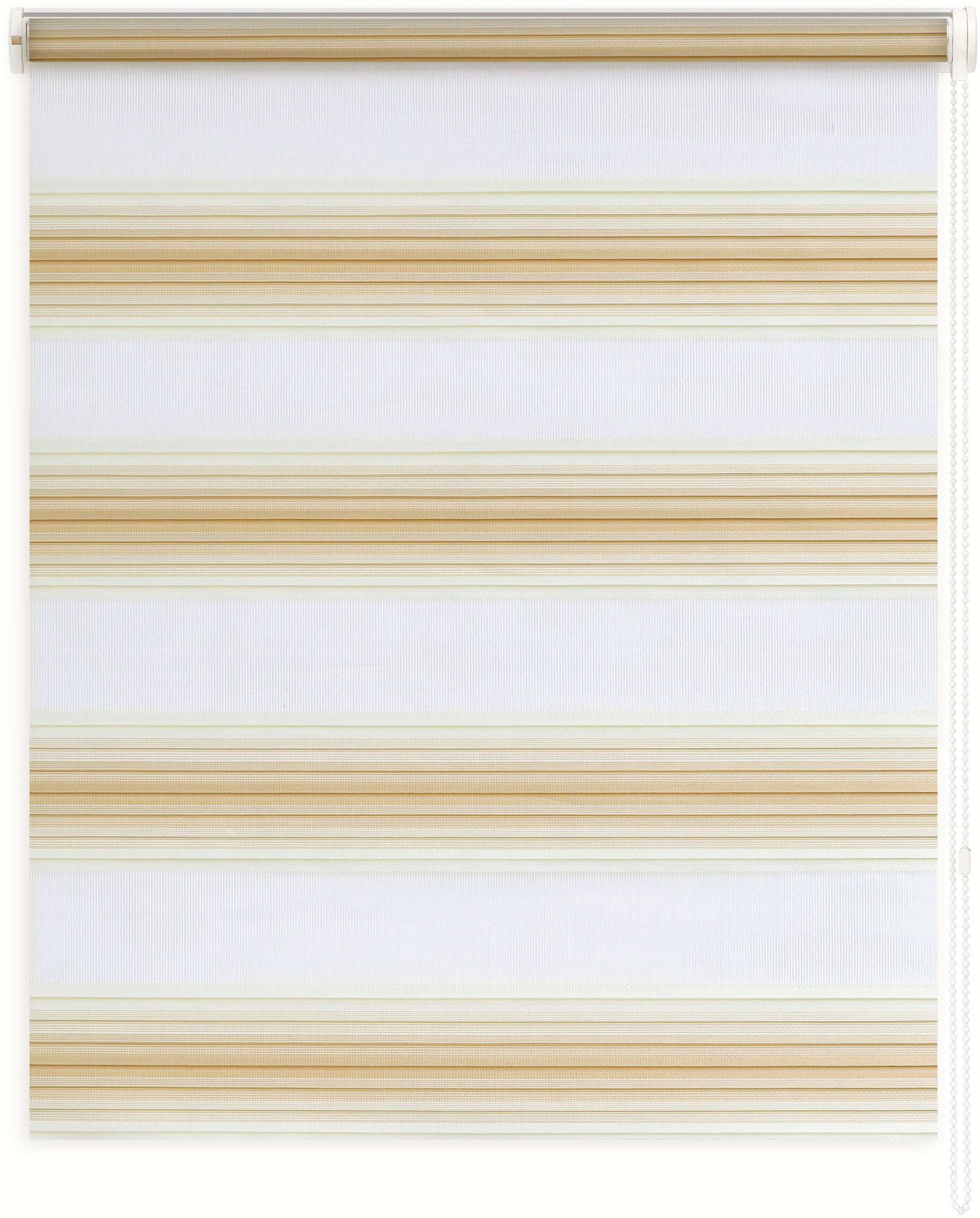 Рулонная штора Santreyd Palermo день-ночь 120×160 см бежевая 83503078