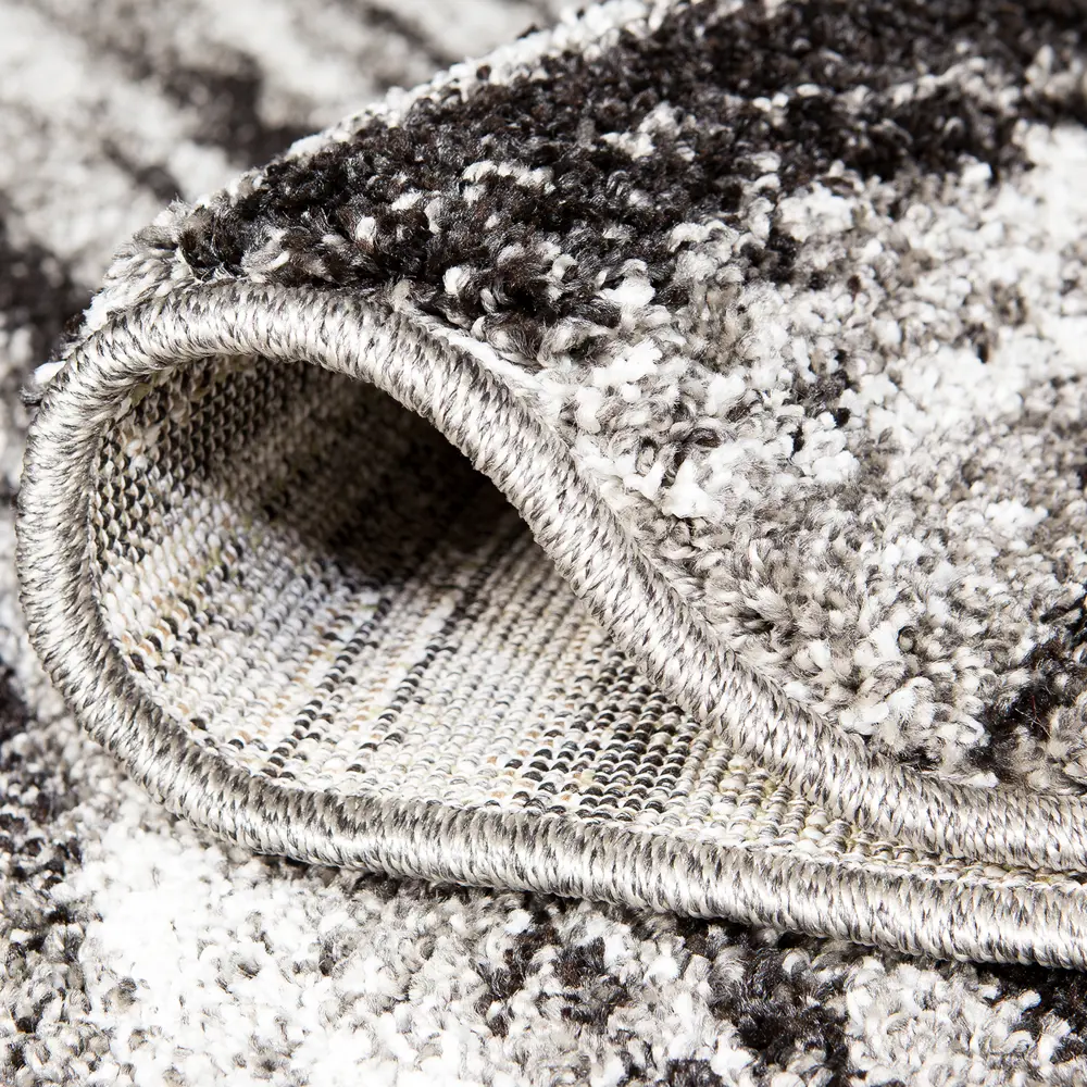 Ковер полипропилен Флоу L005 150x230 см цвет темно-серый MERINOS STLM-2098803 - Вид №2